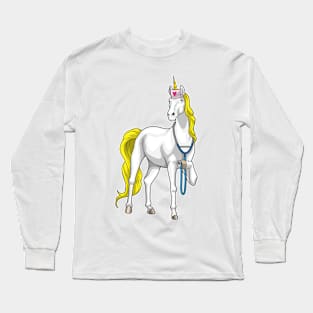 Unicorn Nurse Stethoscope Long Sleeve T-Shirt